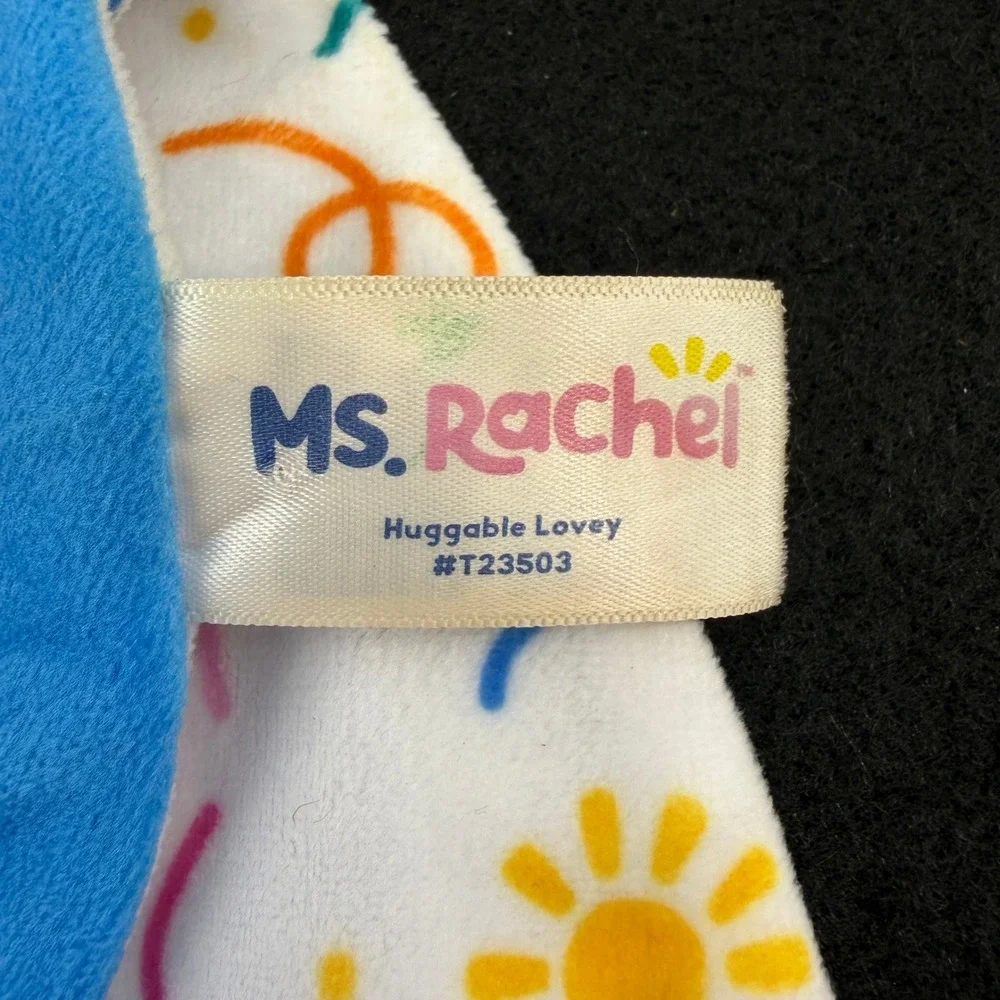 Ms Rachel Official Huggable Lovey Plush Security Blanket Gund Spin‎ Master